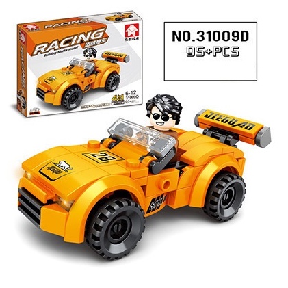 [Rẻ vô địch] Bộ lego đồ chơi ô tô siêu đẹp 90 chi tiết - đồ chơi trí tuệ