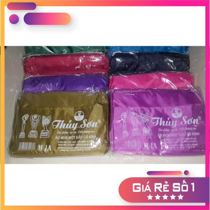 Áo Mưa Thuỷ Sơn Siêu Nhẹ Một Đầu Có Kính M1A M2A