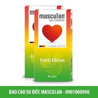 Bao cao su đức hương trái cây masculan frutti edition