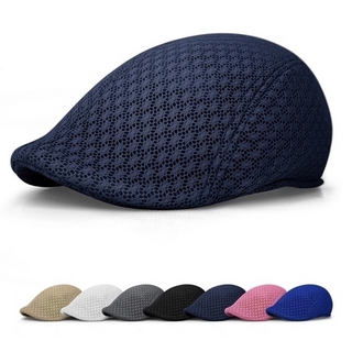 Mũ beret phối lưới thời trang hè