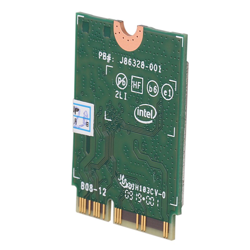 Card mạng không dây băng tần kép Intel Wi-Fi 6 Ax201 Bluetooth 5.0 2.4g/5g Ngff E C