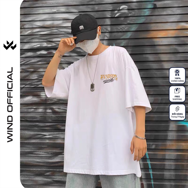 Áo thun form rộng WIIS phông unisex tay lỡ RVER thoi trang nam nữ oversize ulzzang