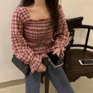 Áo bánh bèo caro 2019