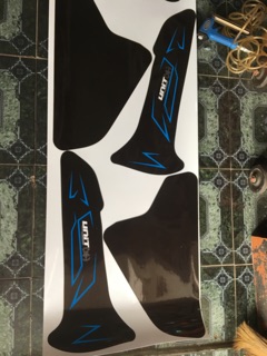 Tem trùm wave alpha đen xanh lighting