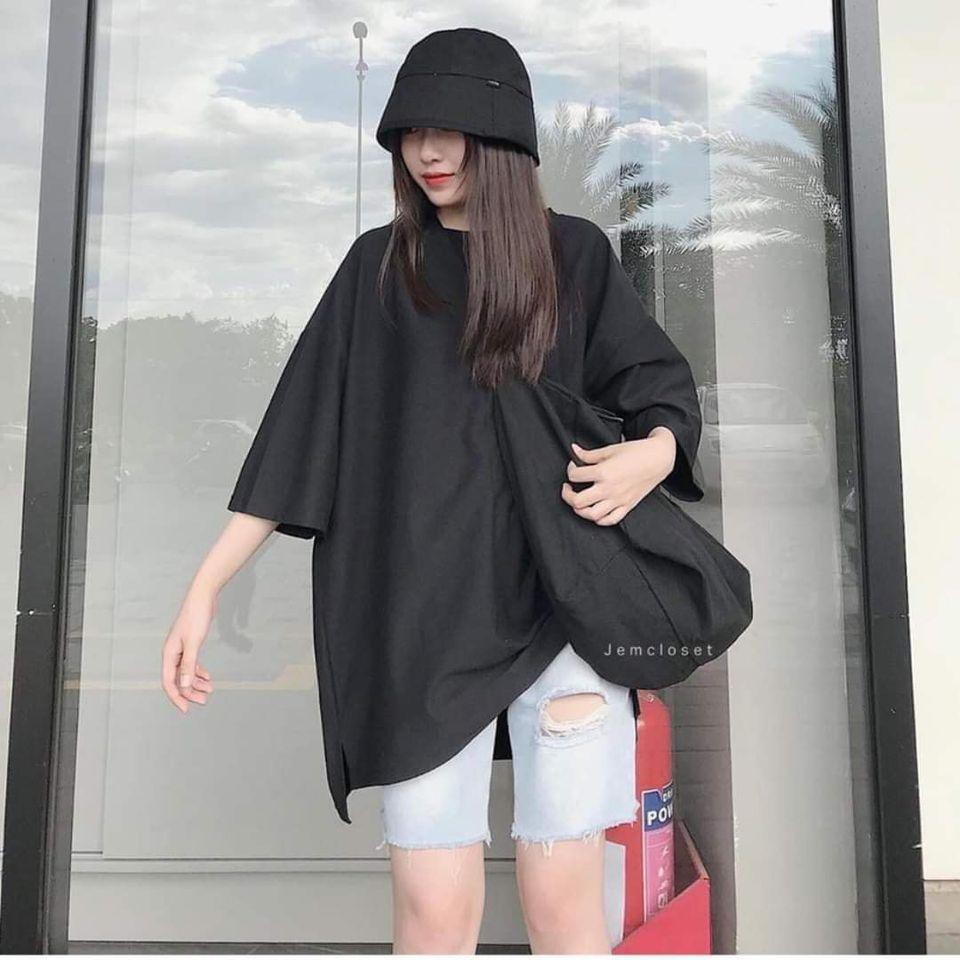 [Siêu hot Mũ bucket đen basic phong cách hàn quốc/ Mũ vành tròn basic unisex nam nữ