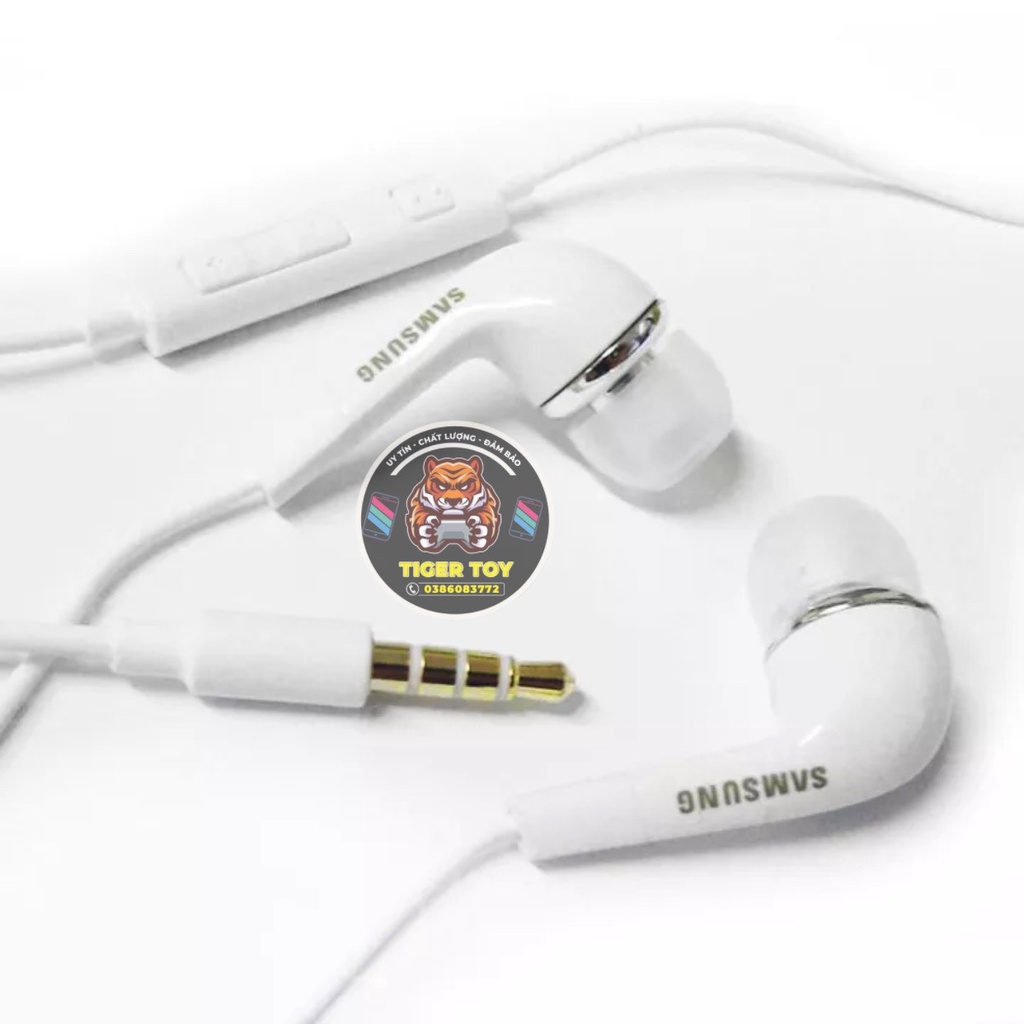 Tai nghe có dây Samsung Galaxy J5 nhét tai điện thoại giá rẻ jack 3.5 có mic
