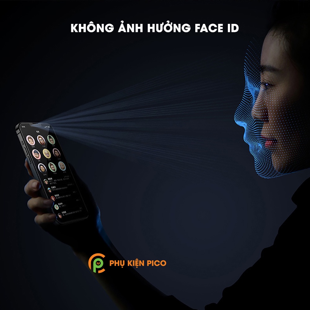 Kính cường lực Iphone trong suốt siêu cứng có màng bảo vệ loa full màn hình cho Iphone 13 Pro Max / Iphone 13 Mini