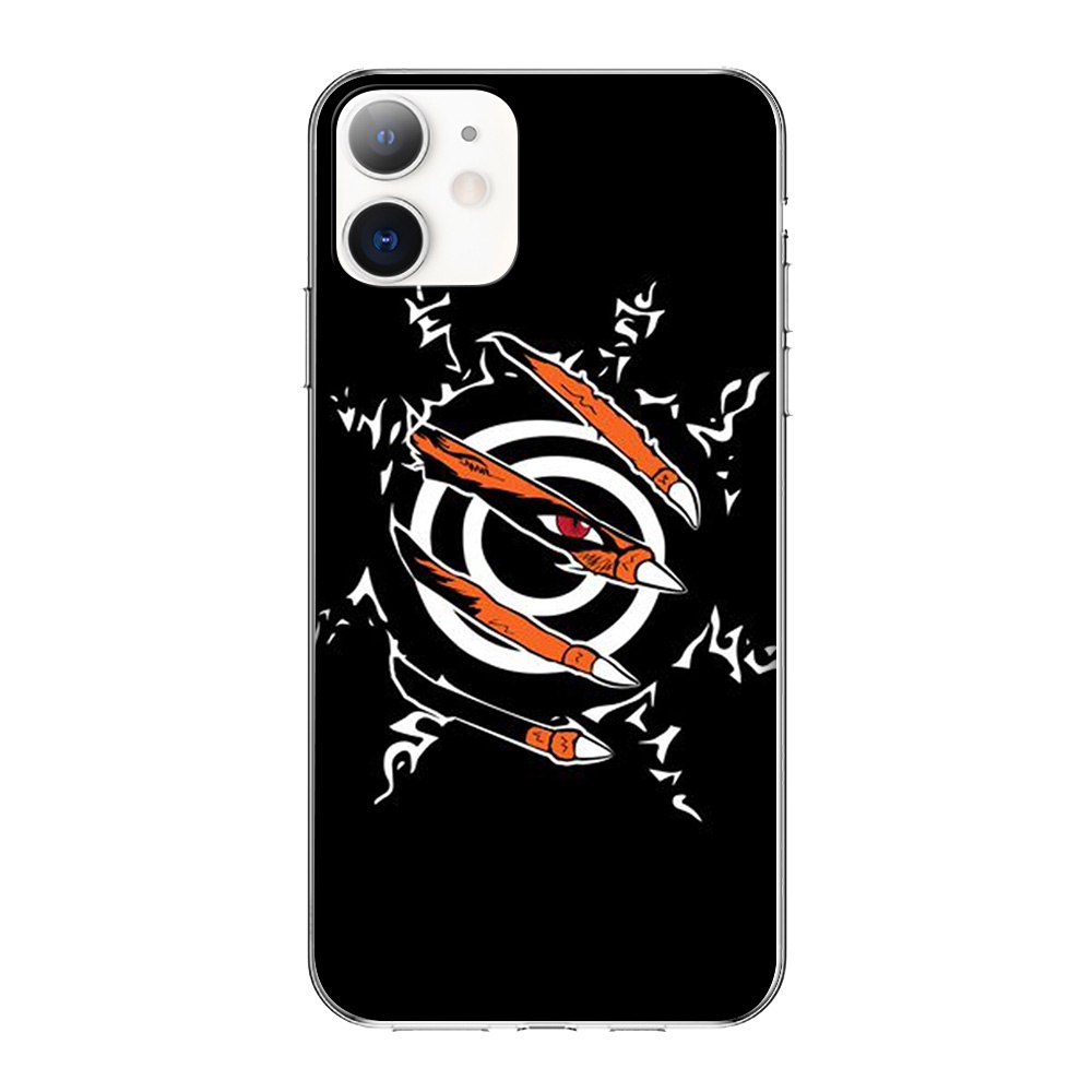 Ốp Điện Thoại Trong Suốt Hình Akatsuki NARUTO Sasuke Cho iPhone 7 8 Plus 11 Pro Max RCZ4
