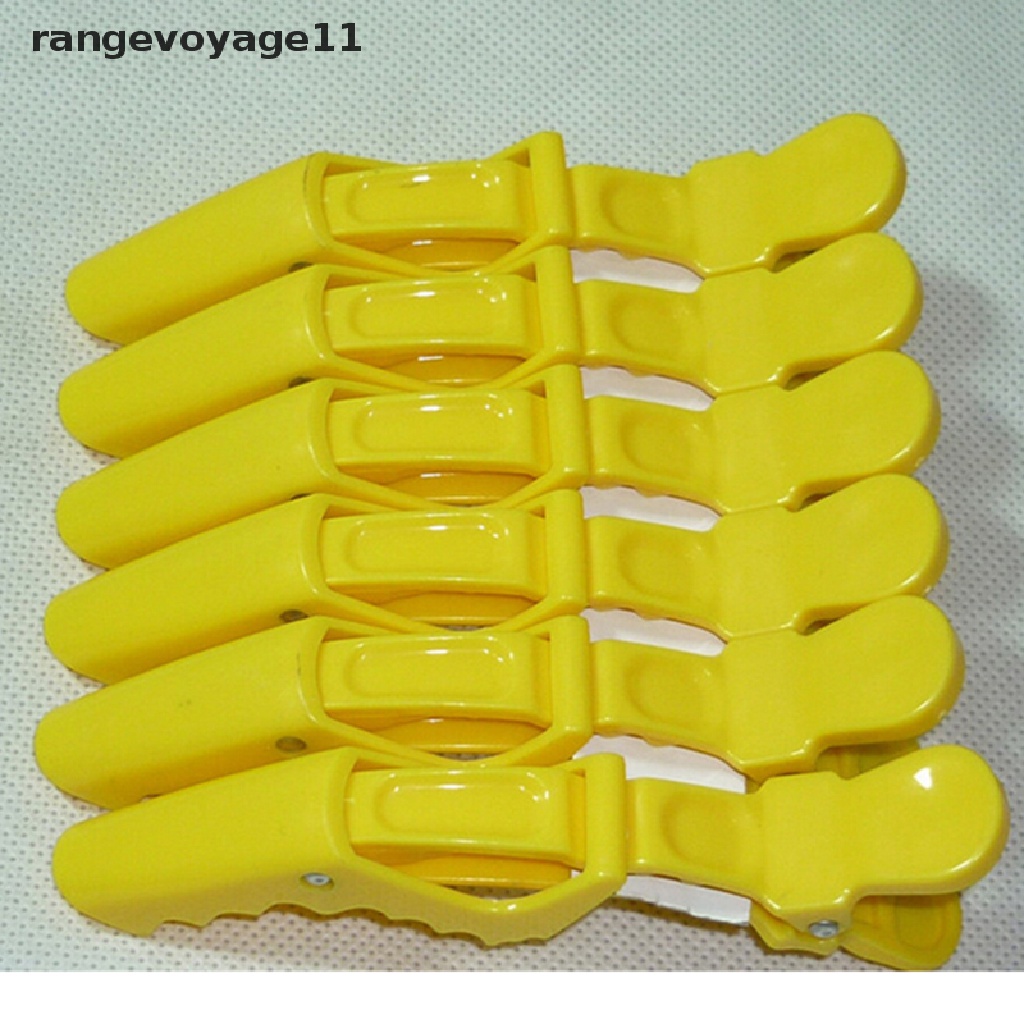 Set 5 Kẹp Tóc Bằng Nhựa Và Hợp Kim Nhôm Chuyên Dụng Cho Salon