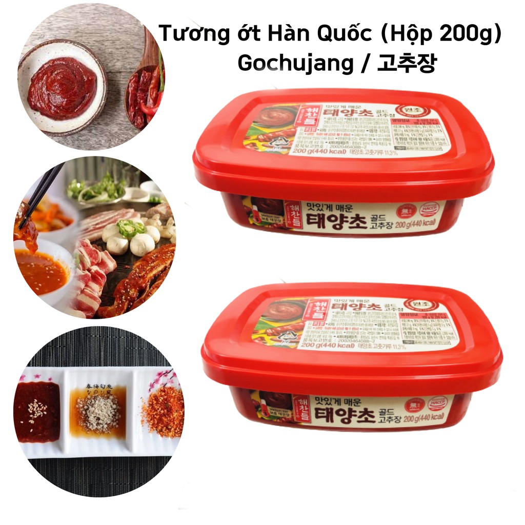 Tương ớt Hàn Quốc Gochujang Hộp 200g