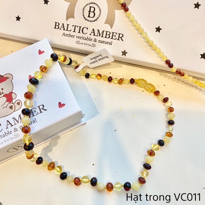 Ambre - Vòng hổ phách (Vòng tay / Vòng cổ) quà tặng sức khoẻ cho bé