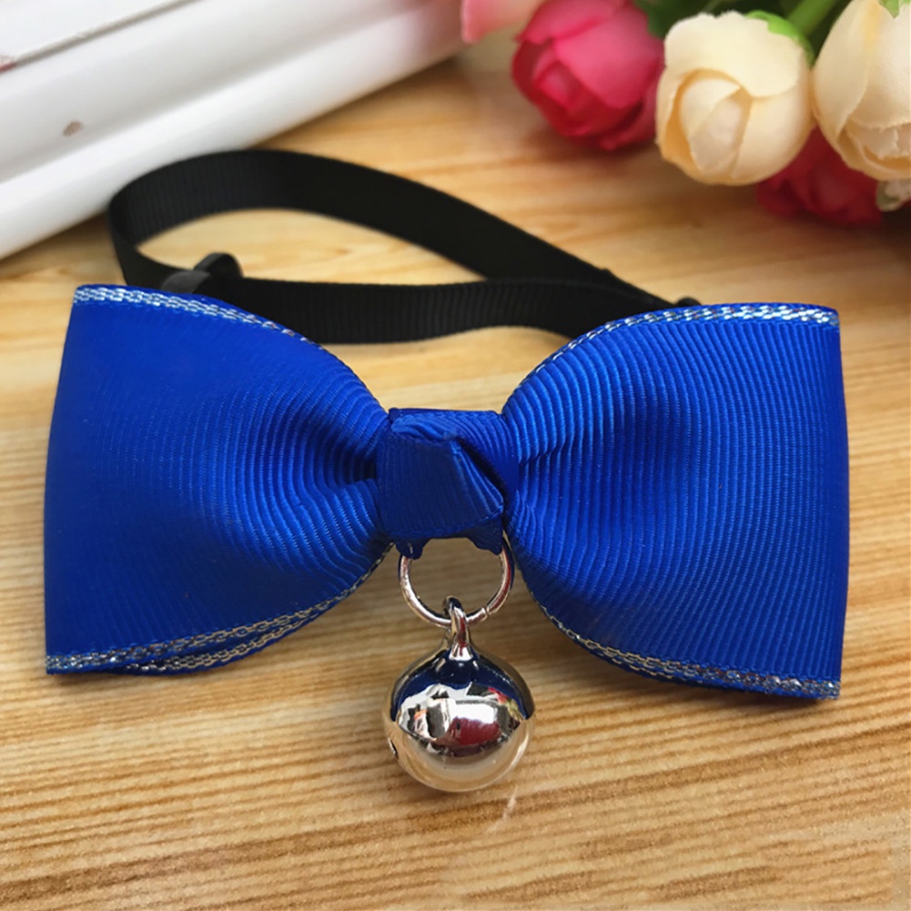 Vòng cổ hình nơ có chuông dễ thương cho thú cưng