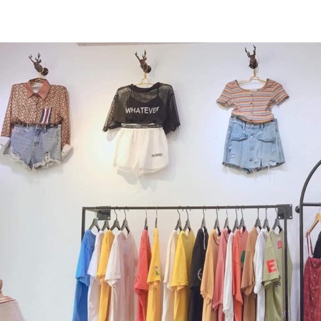 Dây nhựa Mix đồ bộ - Dây nối móc áo và kẹp quần kết hợp phối đồ đẹp hơn cho các shop thời trang nam, nữ, trẻ em