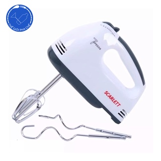 Máy đánh trứng cầm tay scarlett he-133 công suất 180w / máy đánh trứng 7 tốc độ hàng chính hãng
