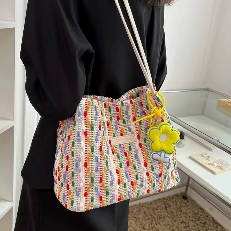 Túi Tote Đeo Vai Chất Liệu Vải Bố Cao Cấp Phong Cách Thời Trang Mới Dành Cho Nữ 28