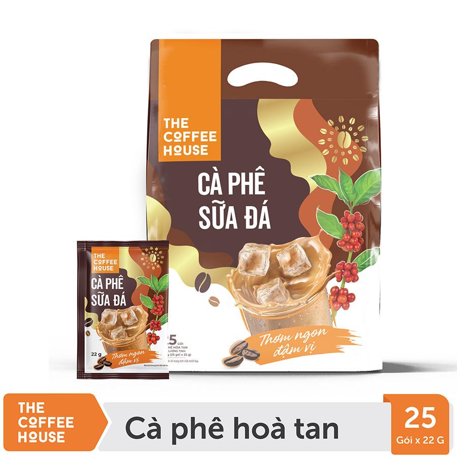 Cà Phê Sữa Đá The Coffee House Bịch 25 Gói * 22G