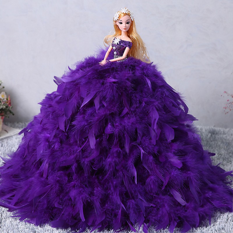 Đầm cưới cô dâu xinh xắn cho búp bê Barbie
