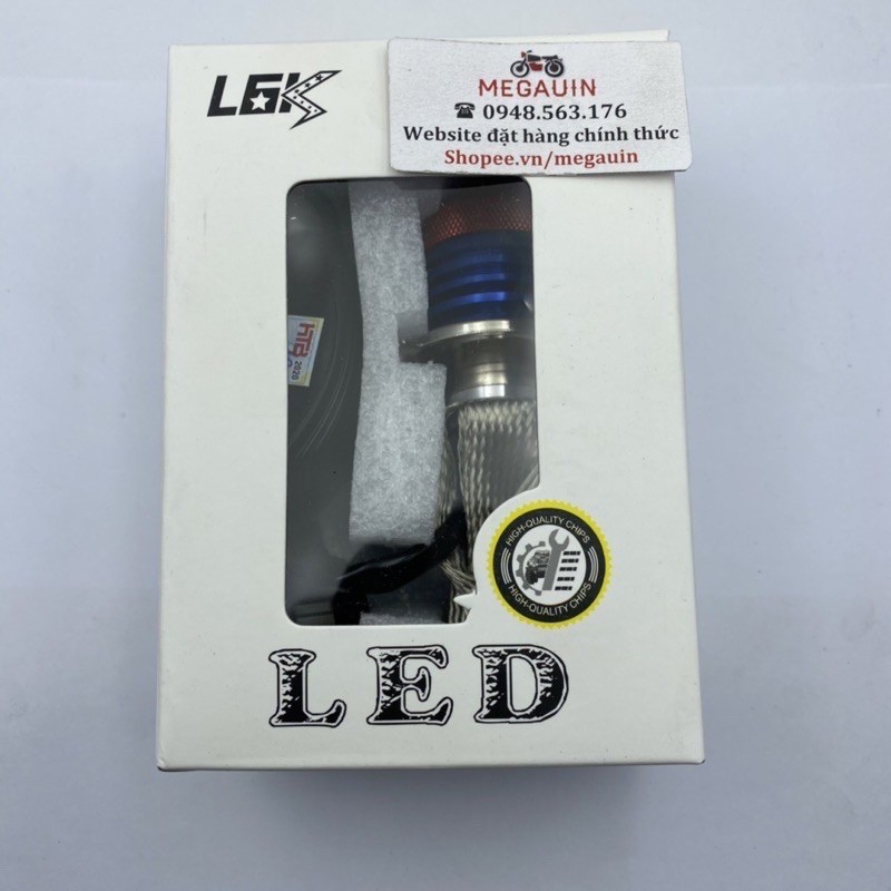 ĐÈN PHA LED BI CẦU CỐT TRẮNG PHA VÀNG L6K