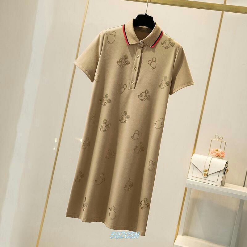 Váy polo dáng suông mickey quảng châu cao cấp