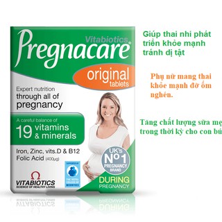 VITAMINMAX CHÍNH HÃNG - Vitamin bổ cho bà bầu Pregnacare Original