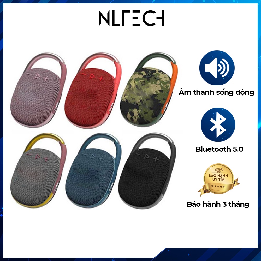 [ HÀNG CAO CẤP ] Loa bluetooth mini không dây Clip 4 - Lỗi 1 đổi 1 trong vòng 3 tháng