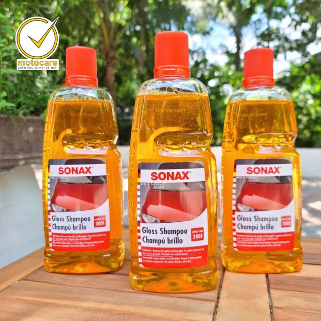 [Kèm bao tay rửa xe] Nước rửa xe Sonax đậm đặc 1L