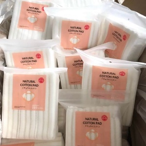 Bông tẩy trang 3 lớp - Bông tẩy trang 2 mặt COTTON PADS gói 222 miếng (B222)