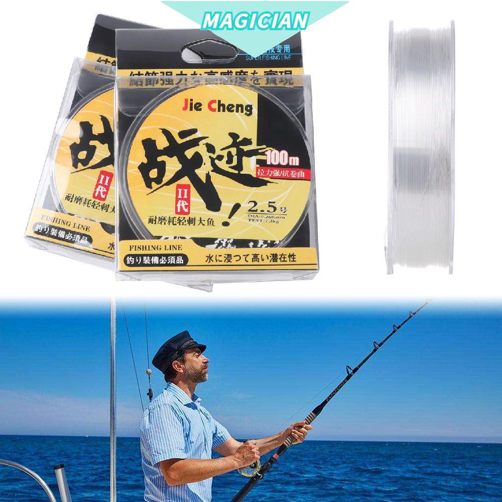 Cuộn dây câu cá sợi nylon co giãn 100m tiện lợi