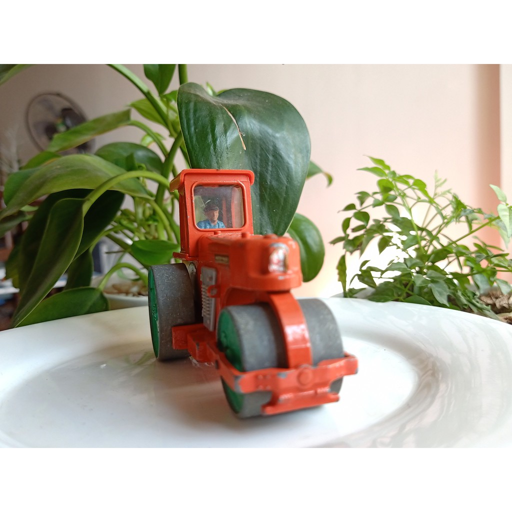 Mô hình lu tĩnh Dinky Toys Aveling Barford Diezel Roller Meccano LTD 279 Master Pavior Made in England
