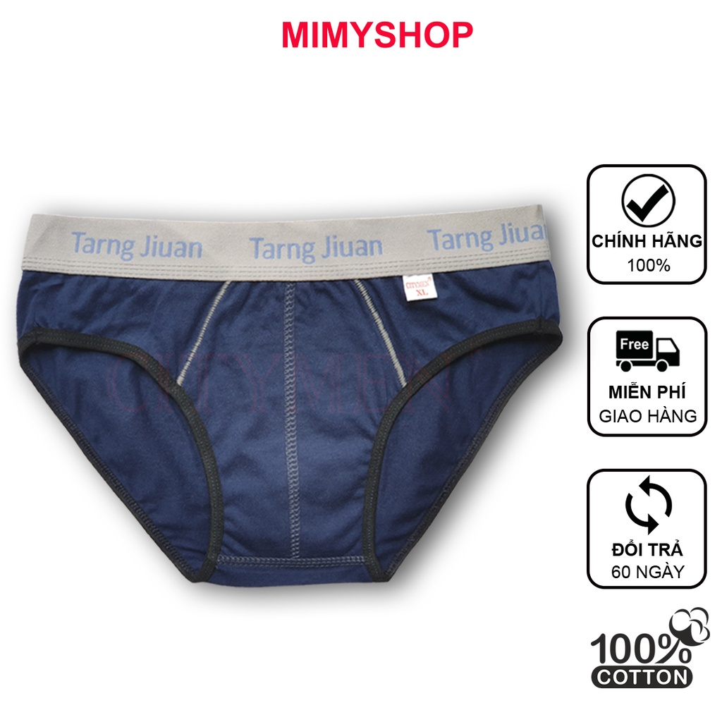 Quần lót nam nhiều lưng cao cấp vải cotton 100% thấm hút co giãn tốt đồ lót sịp tam giác quần xì