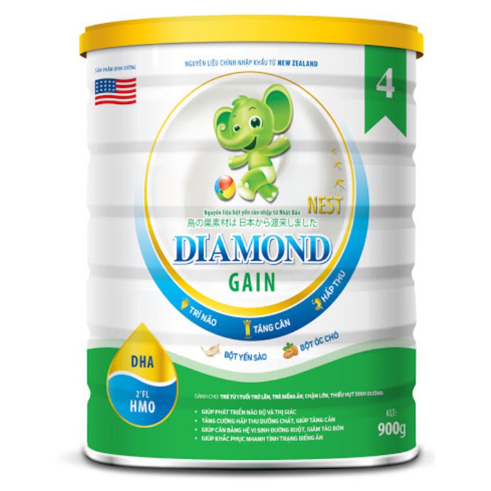Sữa Bột DIAMOND NEST GAIN Hộp 400g / 900g