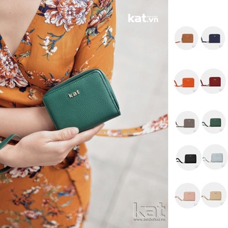 Ví nữ mini Kat - Daisy chất liệu da thật cao cấp