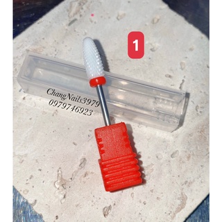 Đầu mài sứ - Đầu mài nhặt da nail - đầu mài da, mài khoé chất liệu sứ an toàn chuyên dụng cho dân làm móng