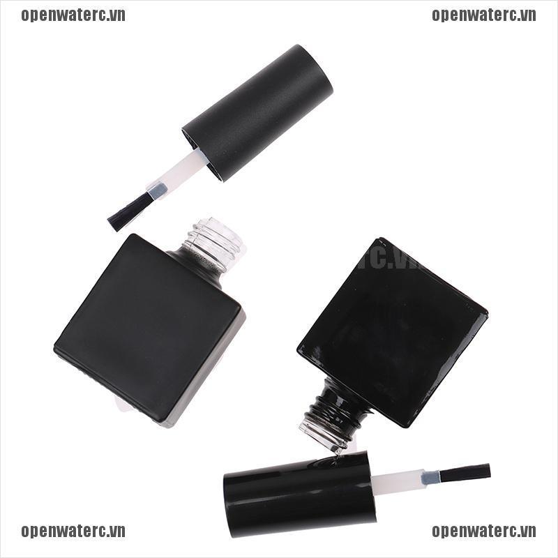 1 Lọ Thủy Tinh Rỗng 10ml Đựng Sơn Móng Tay Với Cọ Rửa