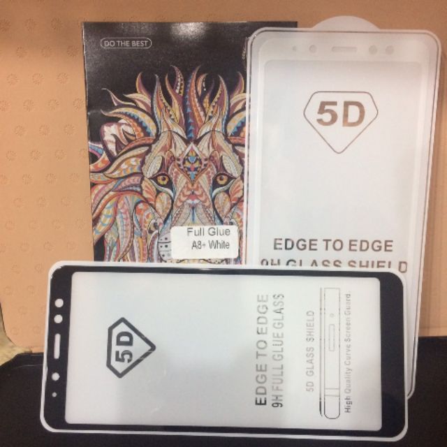 Kính cường lực 5D samsung A8+2018 full màn hình kèm phụ kiện dán tại nhà