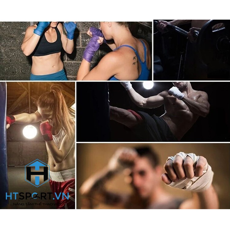Băng Đa Boxing, Băng Quấn Tay Đấm Bốc Võ Thuật BN 3m 5m, Dây Quấn Tán Thủ Muay Thái MMA Handraps Boxing