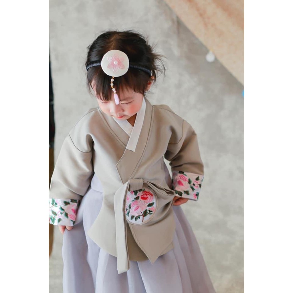 SET HANBOK CAO CẤP CHO BÉ TRAI BÉ GÁI THÊU HOT HIT