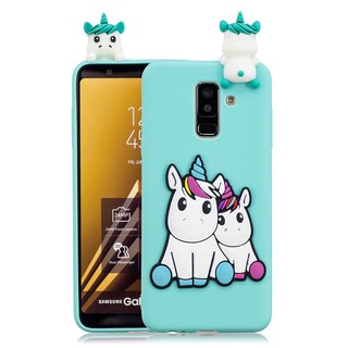 Ốp điện thoại họa tiết hoạt hình đáng yêu cho Samsung galaxy A6 (2018)