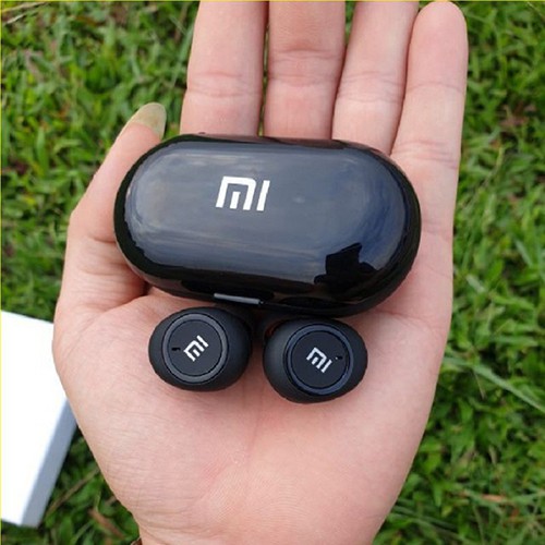 Tai nghe không dây Xiaomi - Redmi Airdots Đen - Bluetooth 5.0 Pin 12 tiếng kèm hộp
