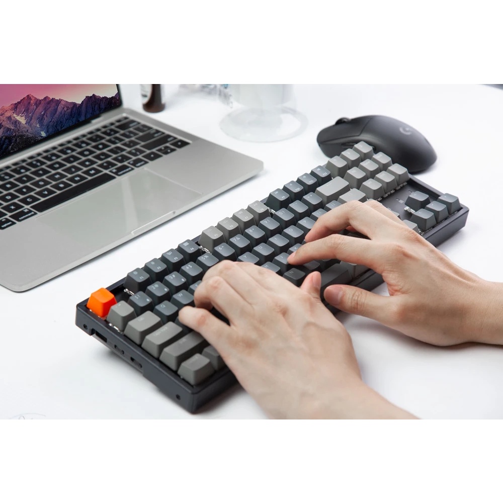 Bàn phím cơ Keychron K8 Nhôm RGB Hot Swap Hàng chính hãng