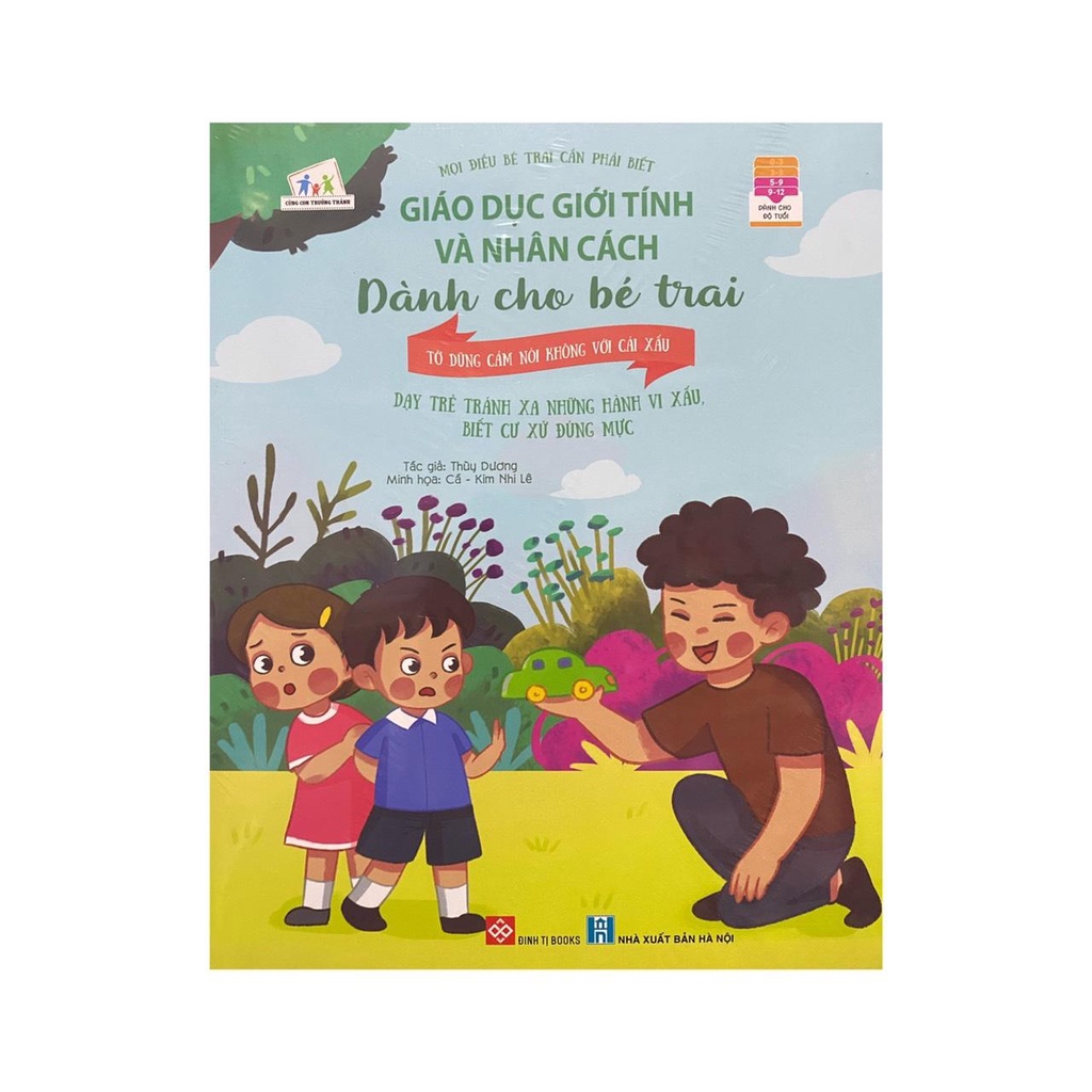 Sách - Giáo dục giới tính và nhân cách dành cho bé trai ( Đinh Tị )