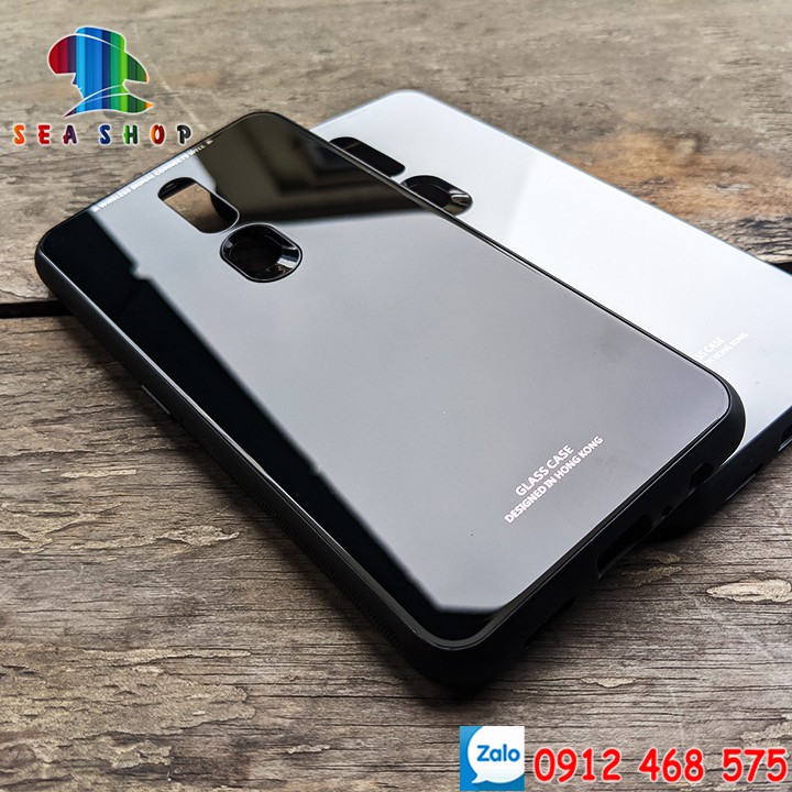 [TẶNG CƯỜNG LỰC] Ốp lưng Oppo F11 - Viền nhựa dẻo - Mặt lưng sử dụng chất liệu kính cường lực, màu sắc luôn tươi sáng