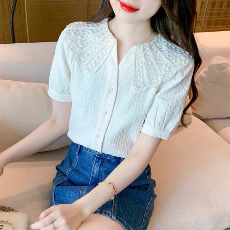 🧡🧡ÁO GÂN CỔ REN SẴN HÀNG TẠI SHOP