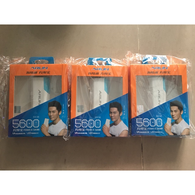 Pin dự phòng hiệu Arun 5600 mAH