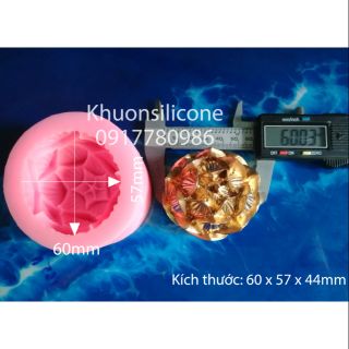 Khuôn bánh silicon hoa sen