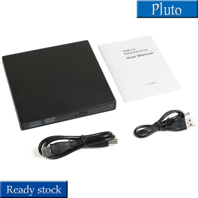 Ổ đĩa CD DVD ngoài có chức năng ghi đĩa &amp; USB cho Windows 98/8/10