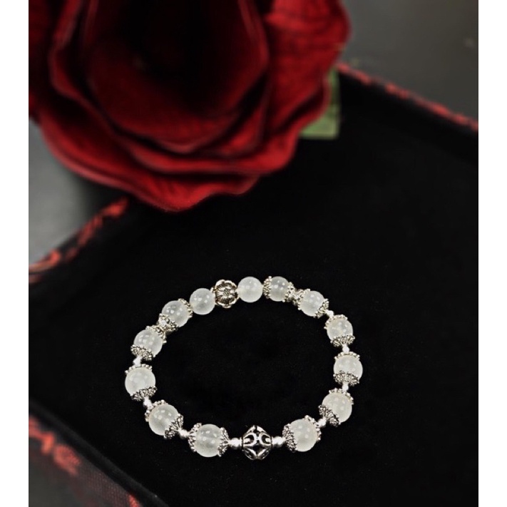 Charm Hoa sen Bạc thái cao cấp