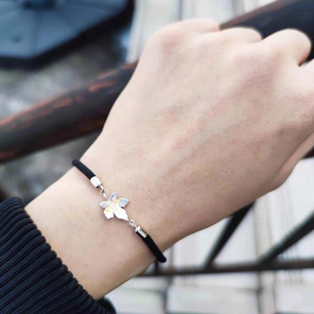 1 Vòng Tay Chuỗi Hạt Mặt Chiếc Lá Thời Trang Cho Cặp Đôi