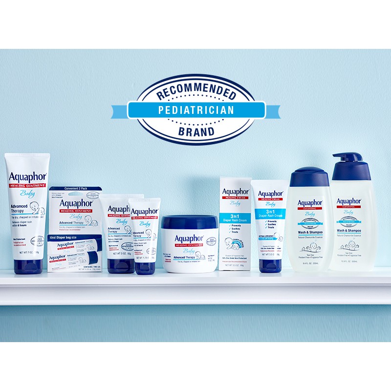 Aquaphor baby Kem chống hăm và làm dịu da khỏi ngứa, trầy, phát ban, hăm, nứt dành cho bé 396g