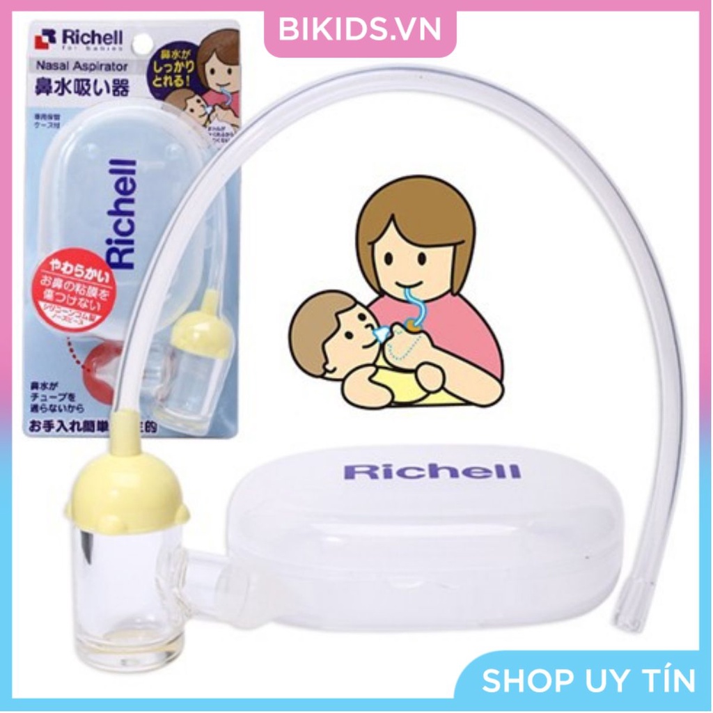 Dụng cụ hút mũi silicon Richell